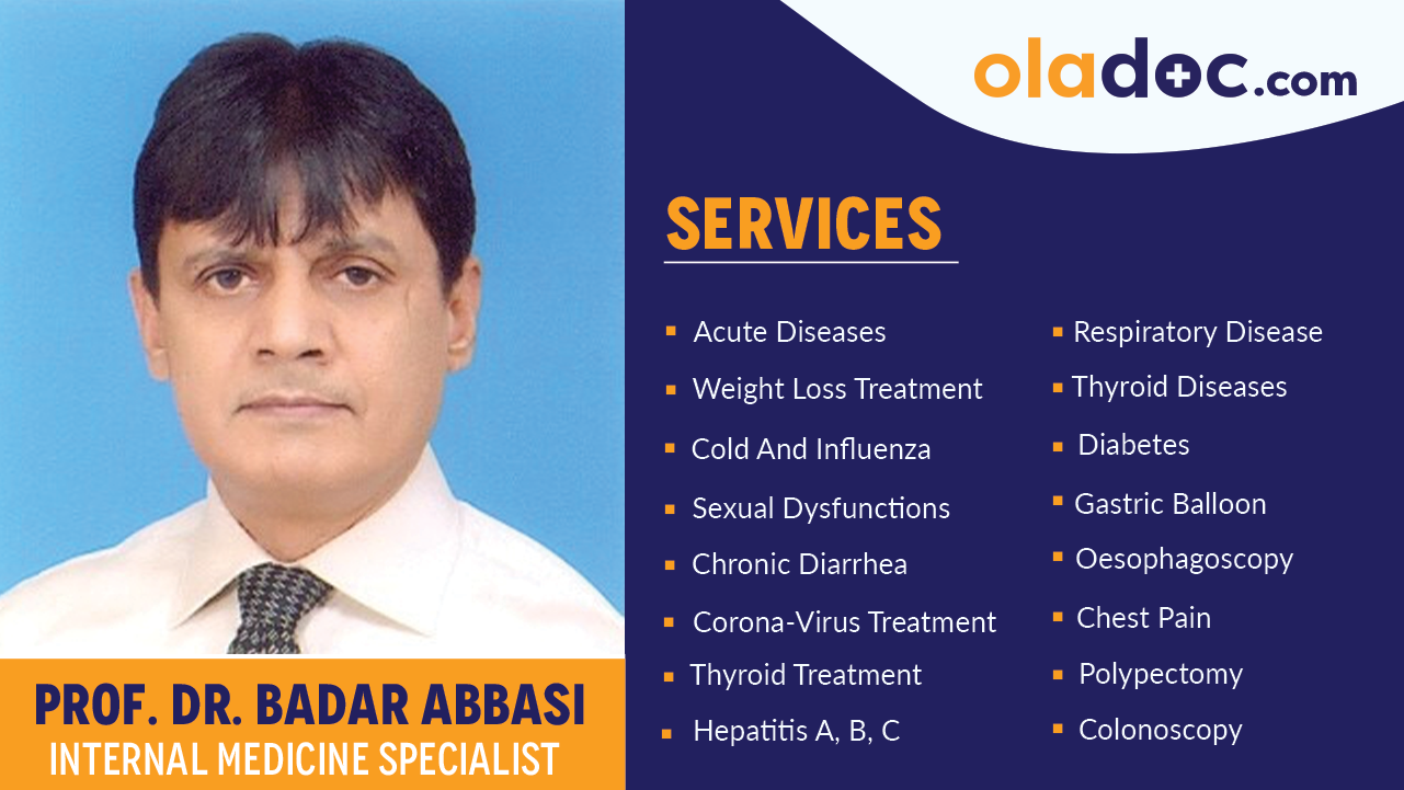 Services provided by Dr. Badar Abbasi